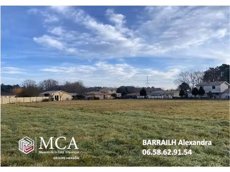 vente terrain 630 m² léognan (33850)