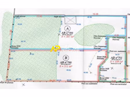 bezons _ terrain 311 m2