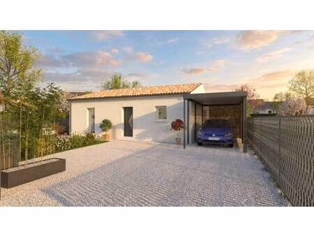 terrain avec maison neuve à vendre