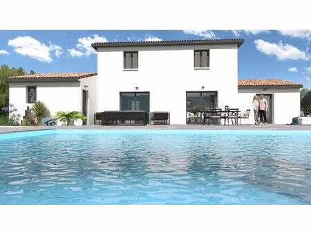 terrain avec maison neuve à vendre