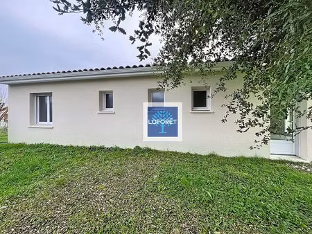 maison récente de plain pied  3 chambres et jardin