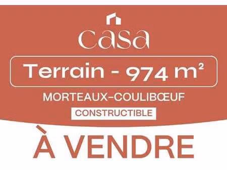 vente terrain à morteaux-couliboeuf (14620) : à vendre / 974m² morteaux-couliboeuf