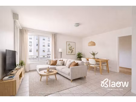 appartement t3 avec garage à vendre à vaulx-en-velin