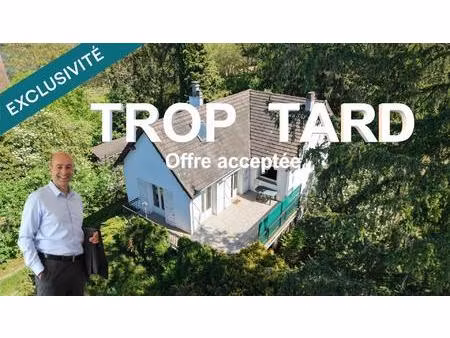 maison de 118m2 habitables / 4 chambres / 3370m2 de jardin au calme absolu ...