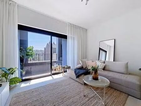 jourdan : bel appartement neuf meublé 1 ch + terrasse