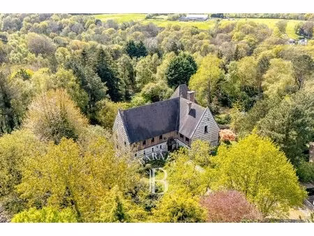 yport - manoir contemporain son bois privé et ses dépendances