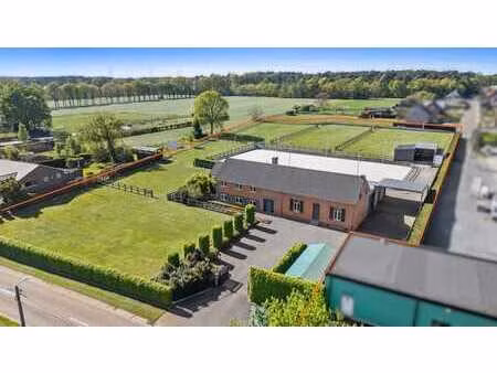 heusden-zolder - afgewerkte woning met paardenaccommodatie