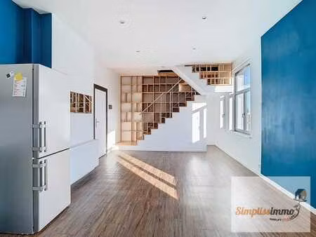 duplex 2 chambres +/- 95 m²  cave