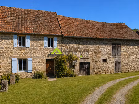 maison pierre + grange 100 m2 charme + potentiel campagn