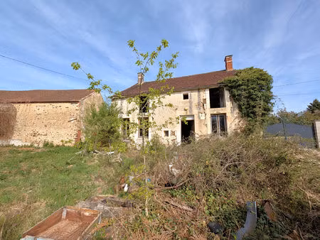 maison à rénover entre villefargeau et lindry de 67m² au sol sur jardin de 5800m²