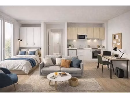 rare: neuf et dispo! grand studio alcove de 30m² strasbourg !