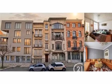 immeuble mixte à vendre avec terrasse et 7 chambres   etterbeek (vbe14627)