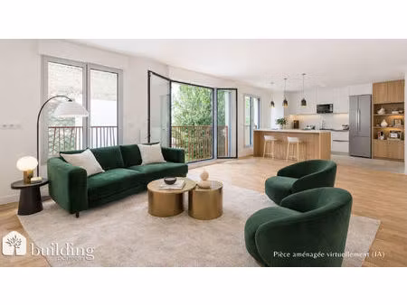 paris 17e batignolles - appartement 4 pièces de 97.65 m²