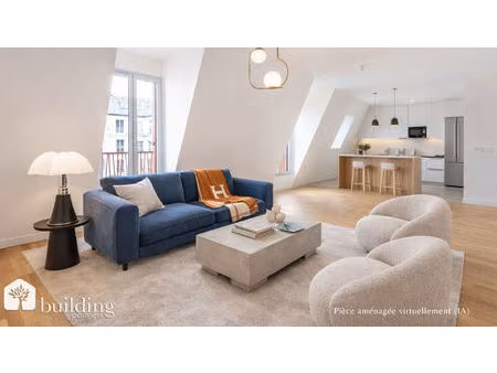 paris 17e batignolles - appartement 4 pièces lumineux - 87 m²