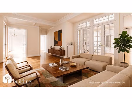 paris 17e wagram - appartement 5 pièces de 116.74m² avec 9m² terrasse