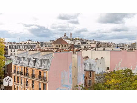 à vendre - paris 18e - appartement 4 pièces de 83 18 m² avec balcon
