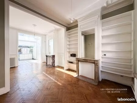 lille secteur st martin /gambetta - maison de caractère avec jardin plein sud-ouest