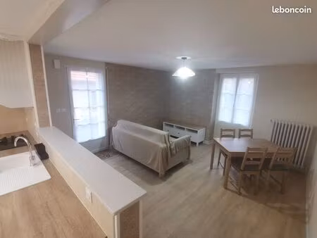 t2 en rdc meuble 50m2 renove