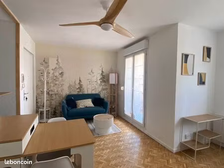 location studio meublé 27m2