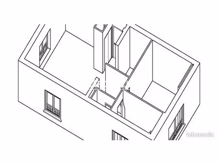 appartement 2 pièces 50.25m² à louer 770 - melun 77000