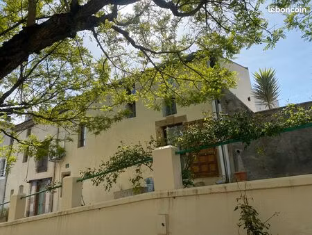 bail mobilité aude-maison meublée 106m2+terrasse de toit 50m2-parking- location d'octobre2