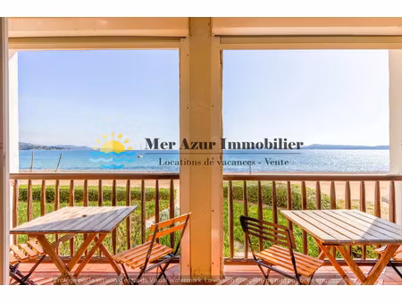 port griamud - appartement 4 pièces sur plage avec vue mer et saint-tropez
