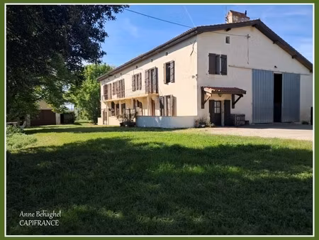 pergain-taillac(32) maison de caractère 160m2 avec dépendances - vue dominante - terrain 1