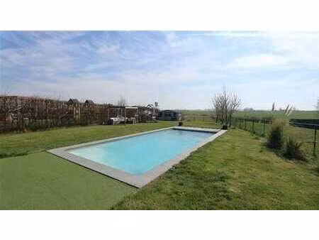 plein sud - piscine - magnifique vue - sart-risbart