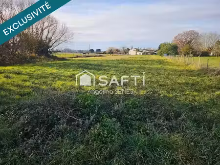 vente terrain à batir 1740 m² à anglade (33390)  26 000 €