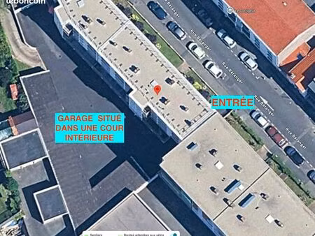 garage fermé proche centre-ville à l'angle du boulevard lavoisier