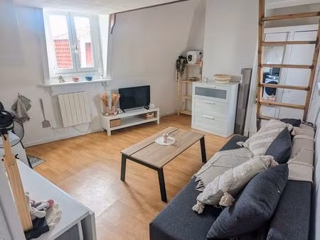 meublé avec lave-linge à 100m du métro avec mezzanine