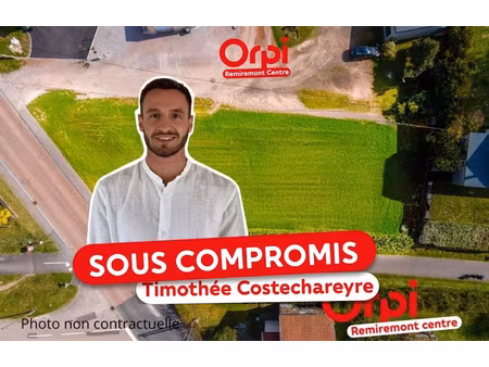 vente terrain à batir 802 m² à dommartin-lès-remiremont (88200)  59 900 €
