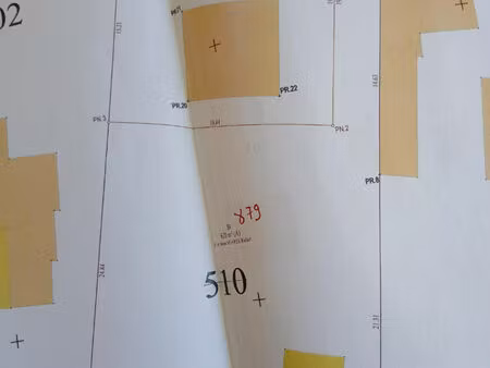 vente terrain  620.00m²  meaux