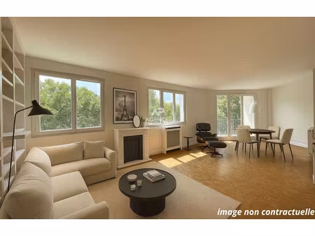 viroflay - spacieux 5 pièces traversant  balcon  vue dégagée et box