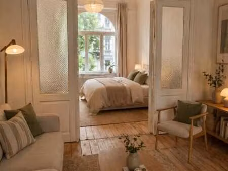 appartement lumineux 1ch  90m² avec vaste terrasse