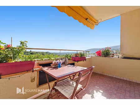 appartement vence 3 pièce(s) 58 m2 avec terrasse cave et stationnement facile