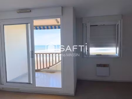 front de mer – t2 à fort potentiel – investissement idéal