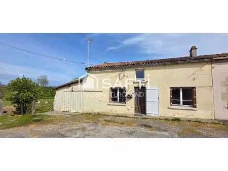 longère 84 m²  2 chambres à rénover + garage et terrain.