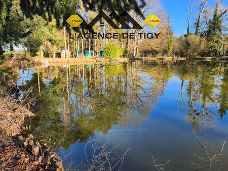 a vendre etang sur terrain de 5012 m2