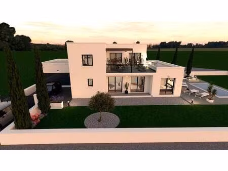 terrain avec maison neuve à vendre