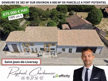 vente maison piscine à saint-jean-de-liversay (17170) : à vendre piscine / 282m² saint-jea