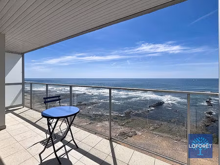 les sables d'olonne - face mer - appartement 1 pièce 40 m2 avec balcon et cave