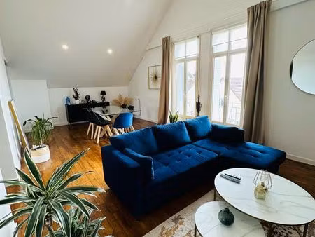 ? appartement duplex 3 pièces 79 m² au sol (65 m² loi carrez) – dernier étage – parc de la