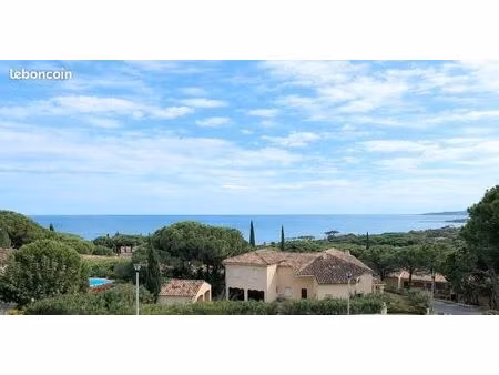 magnifique studio avec terrasse vue mer & piscine dans résidence