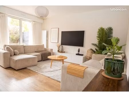 appartement 3 pièces en rez de jardin