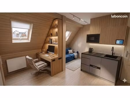 studio meublé refait à neuf — 16 5 m² — rue du renard  rouen