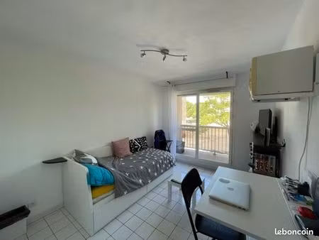 studio meublé 18m² avec balcon et parking – aix-en-provence (13090)