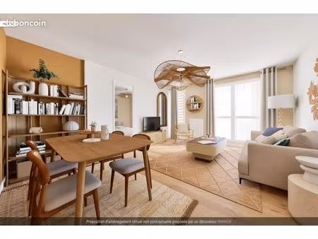 appartement 3 pièces 64 m²