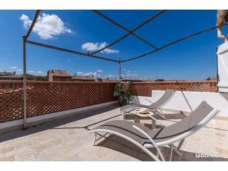 maison de village 120 m² + terrasse tropézienne 18 m² – trets – coup de cœur