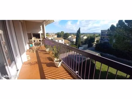 appartement traversant 79 m² avec terrasse  garage  cave et parking